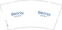 12251206Beonly培育钻石9盎司1千：妖女317 一次性定制纸杯、一次性广告纸杯设计图