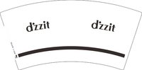 16251213 （有改）DZZIT 7盎司2千：曹琼152（收据172元） 一次性定制纸杯、一次性广告纸杯设计图