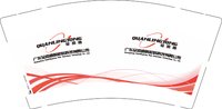 12251214 广东全凌通新材料科技有限公司 9盎司加厚1千个：cleoshop 一次性定制纸杯、一次性广告纸杯设计图