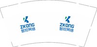 12260324智控网络 9盎司1000个：tb630804895 一次性定制纸杯、一次性广告纸杯设计图