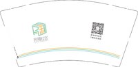 12260309民和社区 9盎司加厚1000个：2013向日葵5 一次性定制纸杯、一次性广告纸杯设计图
