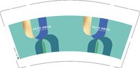 （印刷1500）12260316开元广场9盎司2千：搁浅的天空0 一次性定制纸杯、一次性广告纸杯设计图