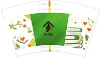 3140916 家+书屋 12盎司1000个：260917-161648514580980 一次性定制纸杯、一次性广告纸杯设计图