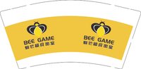 16260912蜂芒超级密室 9盎司3000个：tb496637771675 一次性定制纸杯、一次性广告纸杯设计图