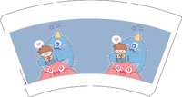 12260911 小怪兽图片 14盎司2千：肖霄xiaoxiao1 一次性定制纸杯、一次性广告纸杯设计图