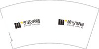 13260913 （最新改）明锐眼镜（1千1箱海南）7盎司1000个改加急：郑丽yao 一次性定制纸杯、一次性广告纸杯设计图