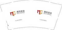 12260919魔励星语9盎司5千个：夏缘2012 一次性定制纸杯、一次性广告纸杯设计图