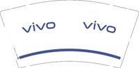 （印500休白杯）3140913 VIVO 9盎司1000个：260913-532655706480861 一次性定制纸杯、一次性广告纸杯设计图