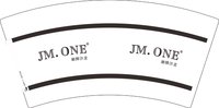 （印500修白杯）9340920 JMone潮牌沙龙 7盎司1000个：260920-381471987221259 一次性定制纸杯、一次性广告纸杯设计图