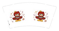 12260916 老鹰动画图 9盎司加厚2千：ningjingxuell 一次性定制纸杯、一次性广告纸杯设计图