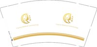 9340912 医莱美 9盎司1000个：260912-566776317450032 一次性定制纸杯、一次性广告纸杯设计图