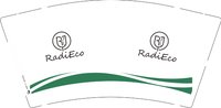3140919 RadiEco 9盎司1000个：260919-375201472070682 一次性定制纸杯、一次性广告纸杯设计图