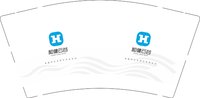 12260922和健 9盎司10000个加急：tb427845123 一次性定制纸杯、一次性广告纸杯设计图